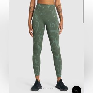 Gymshark Adapt Camo green leggings